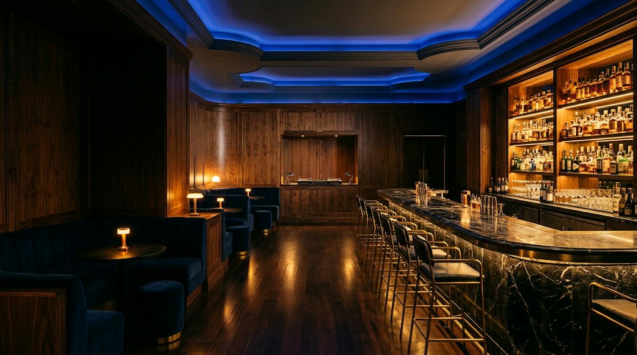 A room on a quiet night, waiting for a proposal